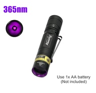Alonefire SV70 365nm/395nm Uv Flashlight Invisible Blacklight Ultraviolet Torch PenLight Money Pet S