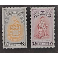 LEEWARD ISLAND,  1951 University College of the West Indies,   MINT, COMPLETE SET, FOXING & HINGED