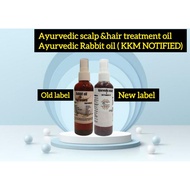 Ayurvedic Rabbit hairoil( Ayurvedic scalp & hair treatment oil)