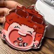 Celebrity Merchandise King Crane Burning Acrylic Shaking Happy Cute Cartoon Merchandise Cheering Gif