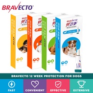Bravecto Topical Solution for Dogs 1 Dose (12-wks. supply)