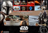 旺角店鋪全新 Hot Toys Hottoys TMS015 Star Wars Mandalorian & The Child DeluxeJ