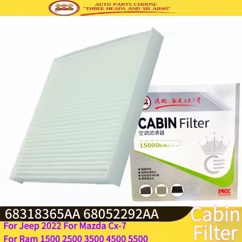 5002 Cabin Air Filter 68318365AA For Jeep For Wagoneer 2022 V8 For Mazda Cx-7 RAM 1500 2500 3500 450