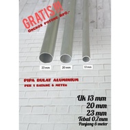 Round Aluminum Pipe 13Mm, 20Mm, 23Mm Free Cutting Fee/