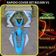 RAPIDO COVER SET RS150R/RS150 V1 WINNER 150 (8) SKY BLUE (STICKER TANAM/AIRBRUSH) COVERSET