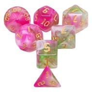Chromatic Odyssey Dice Set of 7 | For DnD D&D MTG RPG TRPG Board Game Tarot Cards Magic