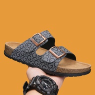 Half Drag shoes Slip on Half Shoes for Men Luxury Shoes Leather Slippers Summer Shoes