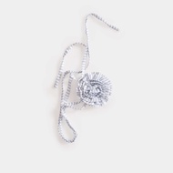 Choker hoa vải handmade chất liệu bamboo đồng màu đồng chất với sơ mi bamboo tại thekat.shop