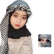 Sorban Palestina Wanita Segiempat Cocok Buat Hijab Kerudung Jilbab
