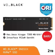 Ssd WD Black SN850X M.2 Nvme 2TB - Pcie Gen4x4