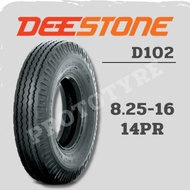 ยางรถบรรทุกผ้าใบ 8.25-16 14PR ยี่ห้อ DEESTONE รุ่น D102