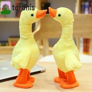 TARANIS Walking Plush Duck, Electric 138 Music Talking Duck Toy, Cute Multifunctional Soft Plush Com