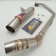 Nlk conical open specs exhaust Pipe for Wave 125 Xrm 110/125 Wave 100/110/115 Rs125 Fury 125 Smash 1