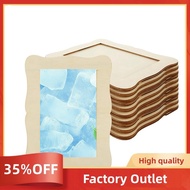 12 Pack Wooden Picture Frames for Crafts DIY Wood Craft Picture Frames for Birthday Party Mother' S 