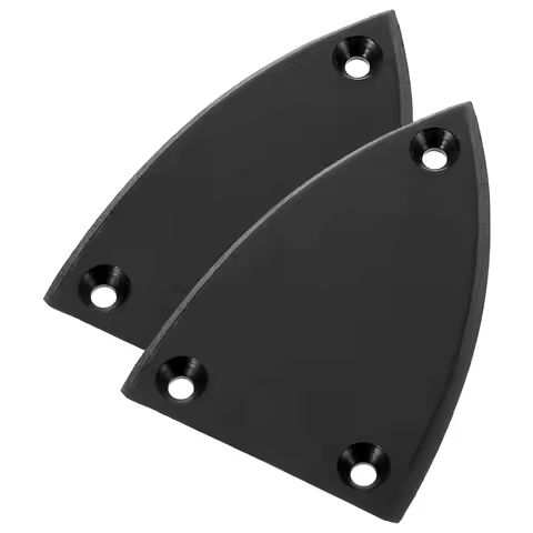 Guitar Tuning Lever Cover Rod Truss Repair Electric Parts 3 Holes Plate Acoustic Cover Black Bell Sh