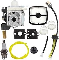 AISEN Carburetor for TJ027D-BC55 Husqvarna 125BT Back Pack Blower Echo HC-150 21.2cc Gas Hedge Trimm