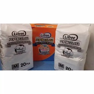 Lifree Diapers - Pants - 1 Box Contents - 3 Packs - Lifree Diapers - Adult Pants - Extra Absorbent - M 20