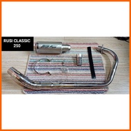 ┤ ◮ ◴ RUSI CLASSIC 250fi / TITAN 250 fi FULL EXHAUST SYSTEM