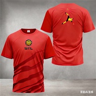 【READY STOCK】BAJU STL Sepak takraw Athletic Short Sleeve Quick Dry T-Shirt