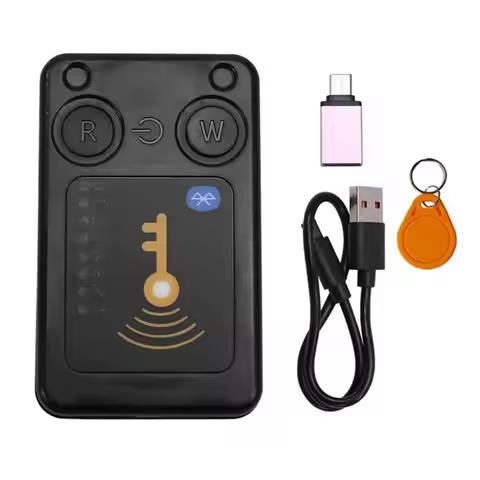 ABKN-RFID Chameleonu Smart Chip Reader ISO14443 Key Detection EM125KHZ IC 13.56Mhz Badge Decode RFID
