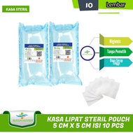 Kasa Lipat Medis Steril Pouch Kain Plester Perban Luka Tutup Mata rumah Sunat Pusar Bayi Bidan 5cm x