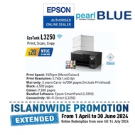 EPSON L3250 Wi-Fi Duplex All-in-One Ink Tank Printer (Replacement for L3150)- High yield ink bottles