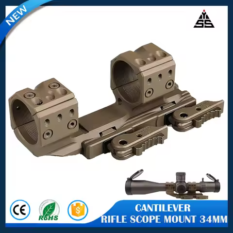 Rifle Scope Mounts QDP-4616 Cantilever Scope Mount 34mm/30mm 1.50" Height for Scope Accessories with