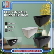 FELTON PLANTER BOX 2483|POT|VEGETABLES|OUTDOOR|INDOOR|PLANT POT|FLOWER POT|PASU BUNGA|GARDENING|SUBA