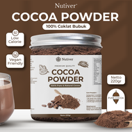 Nutiver | Cocoa Powder | Cocoa Powder Premium 100% Cokelat Bubuk | Coklat Bubuk 220 Gram | Cocoa Po