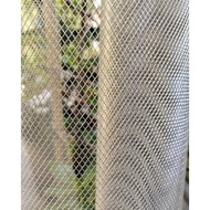 CODE A98F Aluminum mesh wire 16 cm x 1 cm parabolic wire anti-rust trellis door mesh wire