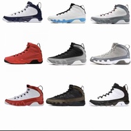 [Ready Stock Free Shipping]AJ9 High-Top Basketball Shoes Mandarin Duck Men Joe 9 Black White Retro S