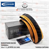 Schwalbe Marathon Racer Tanwall Tire - Folding 16x1.1-3/8 ETRTO 35-349