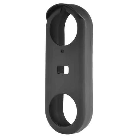 Silicone Case Designed For Google Nest Hello Doorbell Cover (Black) - Full Protection Night Vision C