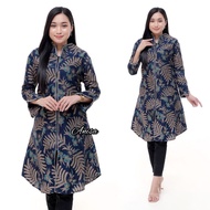 Batikqu - Terbaru tunik batik wanita terbaru 2020 kekinian Batik Tunik Kantor Kondangan Seragaman Pe
