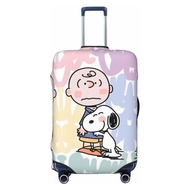 ผ้าคลุมกระเป๋าเดินทาง Cute Snoopy ผ้าสแปนเด็กซ์ แบบยืดหยุ่น ยืดหยุ่น Luggage Cover 18 20 22 24 26 28 30 32 นิ้ว