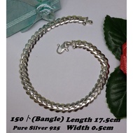 Genuine SILVER 925 Bangle  (Bangle Untuk Dewasa)