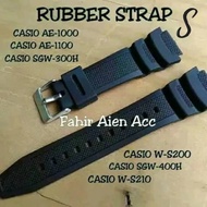 STRAP CASIO AE-1000 RUBBER STRAP WATCH CASIO AE1000 WATCHTALI
