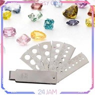 Stainless Steel Diamond Stone Measuring Tool Diamond Size Tool Diamond Stone Size Gemstone Measuring