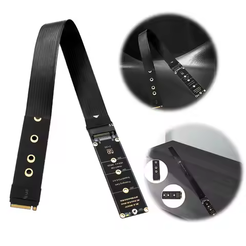 M.2 NVME NGFF M-Key SSD Extension Cable Support PCle4.0 NGFF M-Key PCIe4.0 SSD Extention Card for M.