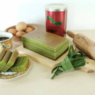 Terenak Roti Kue Lapis Legit Pandan asli 17x9 lapis Legit Murah Enak Gratis Ongkir bisa COD