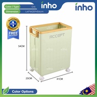 INHO L41cm Multi-Function Sports Equipment Storage Box Foldable Storage Cabinets With Wheels