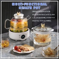 Multi-functional Health Pot Soup Boiler Teapot 养生壶 1.5L with 500ML Stew 0ILT