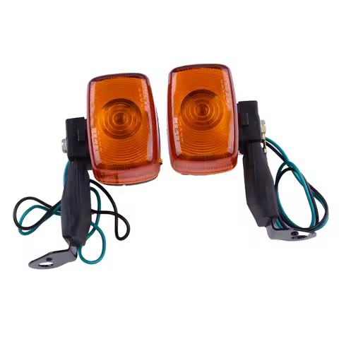 1 Pair Amber Front Turn Signal Indicator Light Lamp Fit for HONDA 250 CB223S XR250 FTR223 TTR250 KLX