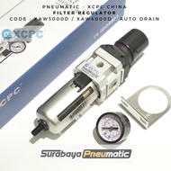 Pneumatic Regulator Filter - XAW4000-06D / AW4000-06D (Thread 3/4") - AUTO DRAIN - XCPC