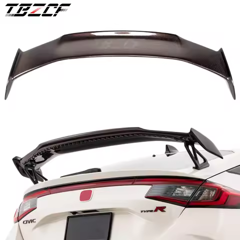 For Honda Type R FL5 2022+ MD Style Red Carbon Fiber Rear Trunk Spoiler Wing FL5 Carbon Fiber Access