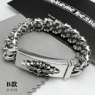 Chrome Hearts Cross Bracelet Men's Trendy Retro Domineering Raw Bracelet