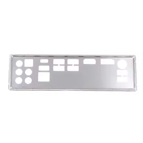 【C】IO I/O Shield Back Plate Stainless Steel Back Plate Blende Bracket For B450M Steel Legend, B450 S