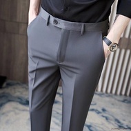 Junqun Pants For Men Summer high-end gurkha pants seluar slack lelaki Drapey feeling korea pant VP06