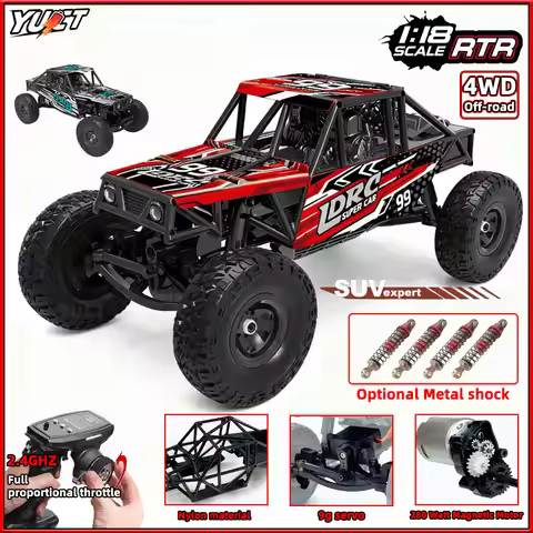 LDRC LD18499 1:18 4×4 RC Car 2.4G Full Scale 4WD Remote Control Car Climbing Vehicle Car Model Toys 