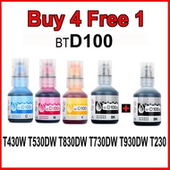 D100 Ink / BTD100 Ink for : T230 T930DW T236 T830DW T238 T730DW T430W DCP-T530DW T535DW MFC-T935DW (